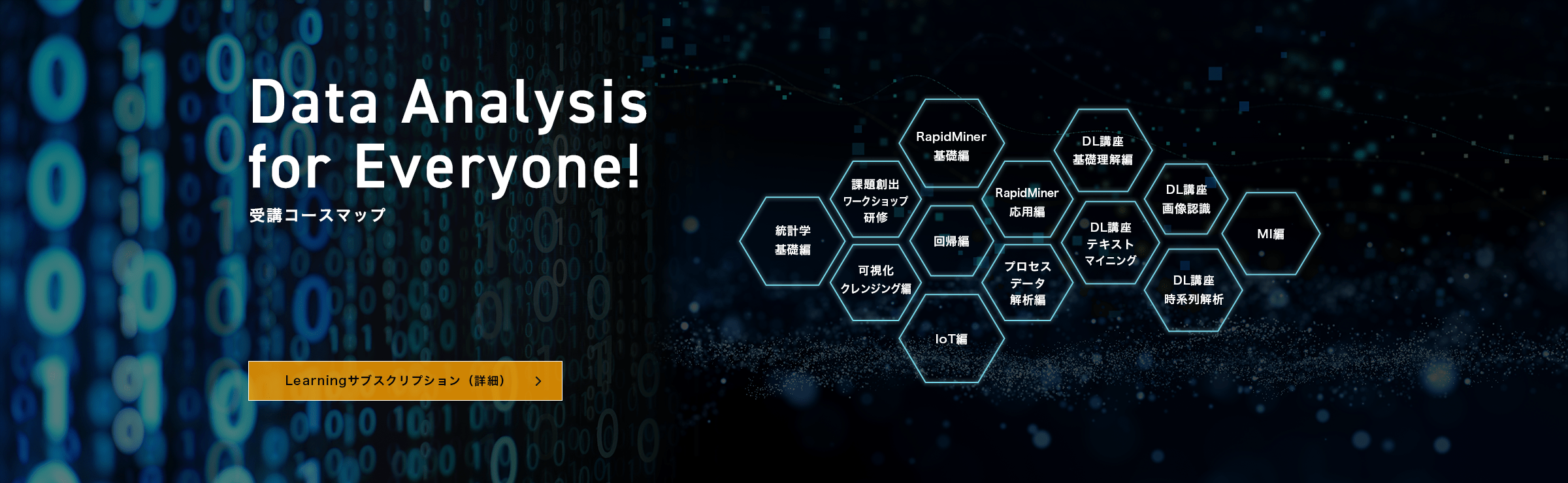 Data Analysis for Everyone　受講コースマップ