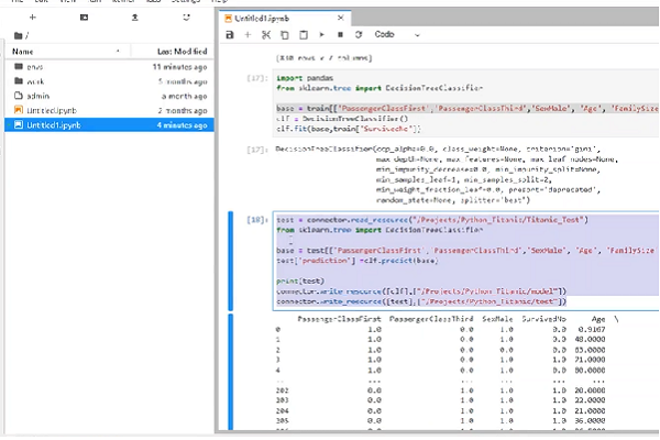 PythonとRapidMinerのjupyternotebook統合イメージ