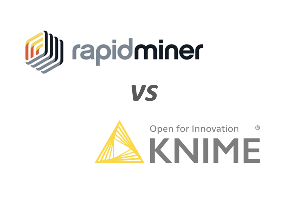 RapidMiner vs KNIMEイメージ